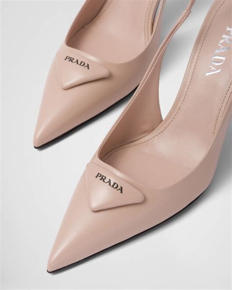 prada brushed leather|prada brushed leather slingback pumps.